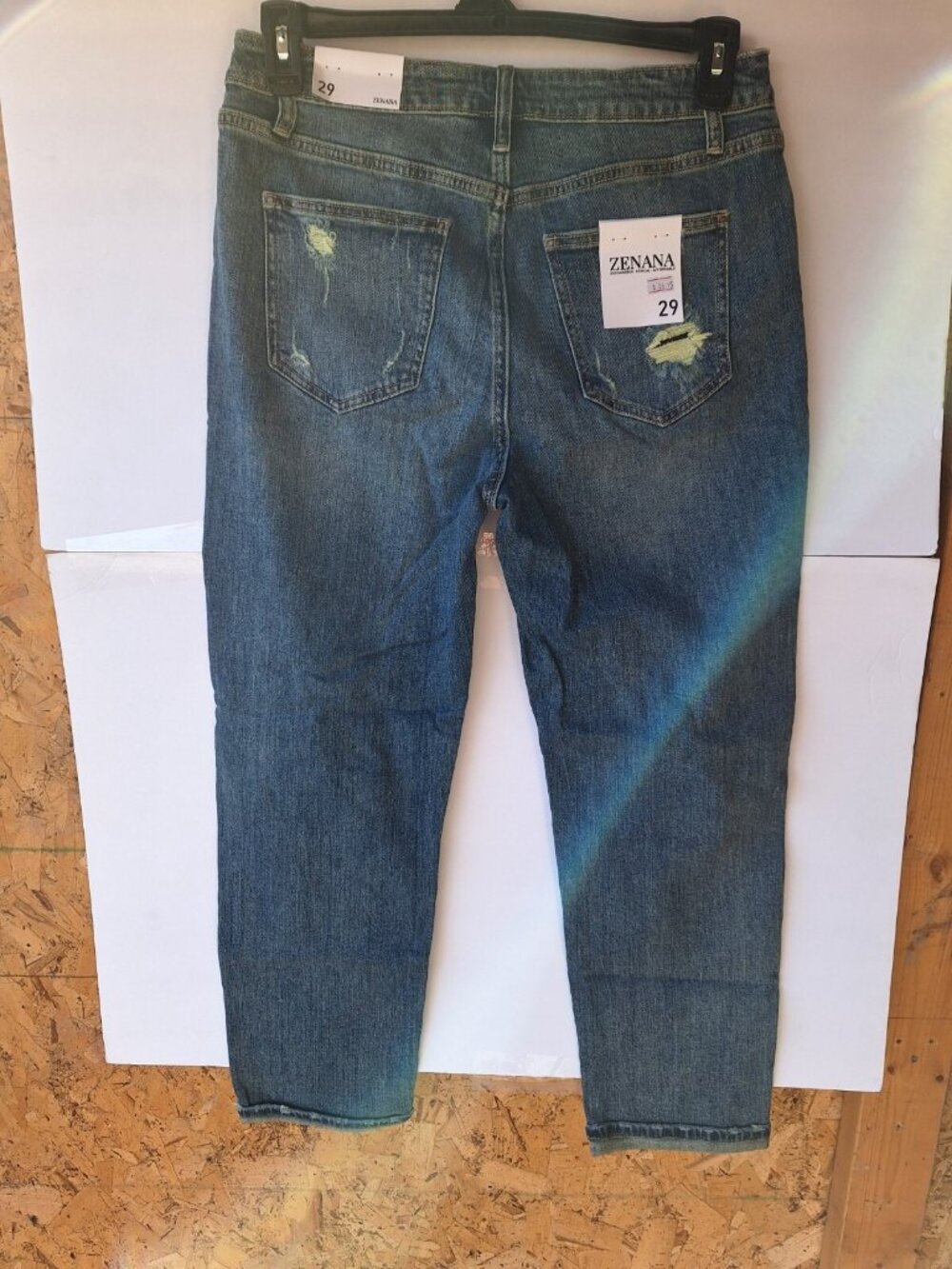 Zenana Jeans Adult Size 26 30X26 Straight Leg High Rise Womens NWT - Picture 7 of 7